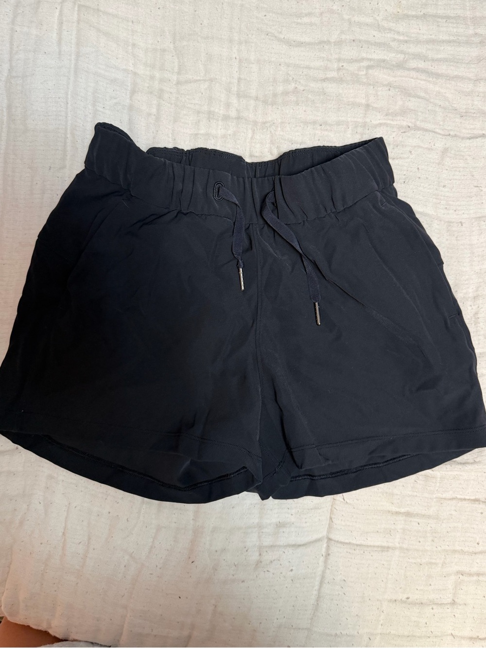lululemon athletica Black Women's Drawstring Athletic Shorts